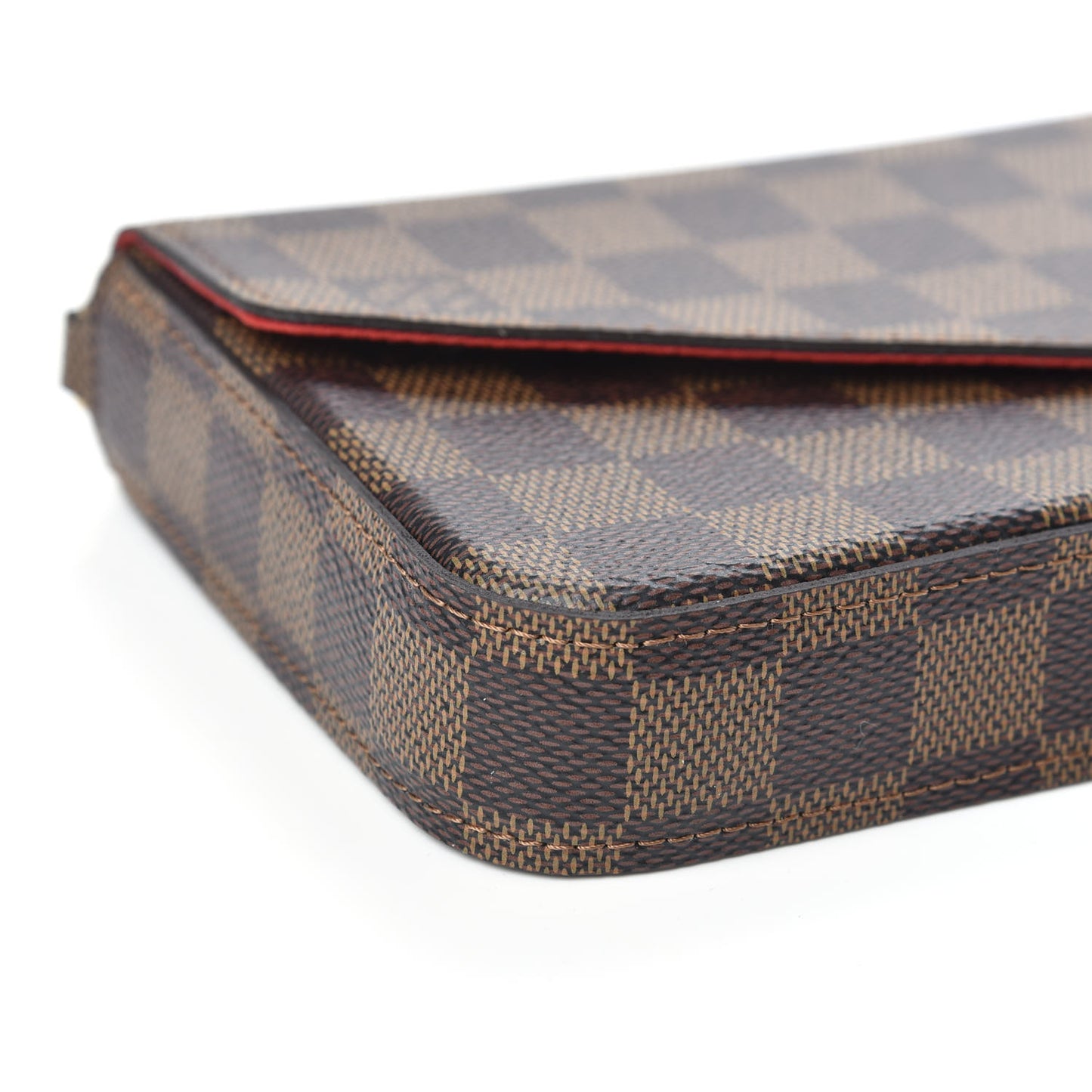 Damier Ebene Pochette Felicie Chain Wallet
