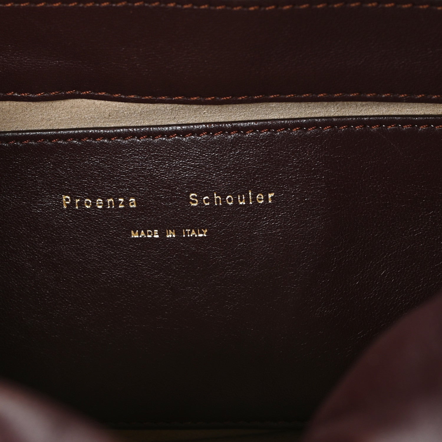 Proenza Schouler Lambskin Puffy Tobo Chain Shoulder Bag Chocolate 6 of 10