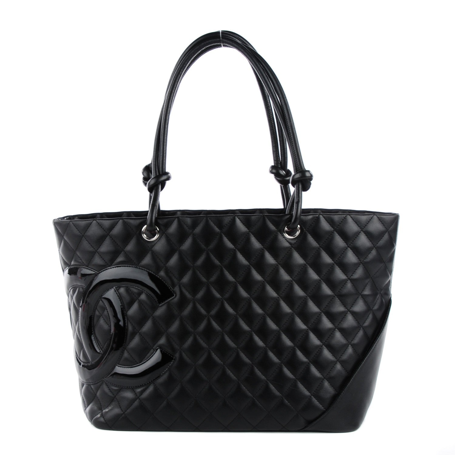 Chanel Calfskin Quilted Large Cambon Tote Black 1 of 7