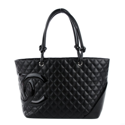 Chanel Calfskin Quilted Large Cambon Tote Black 1 of 7
