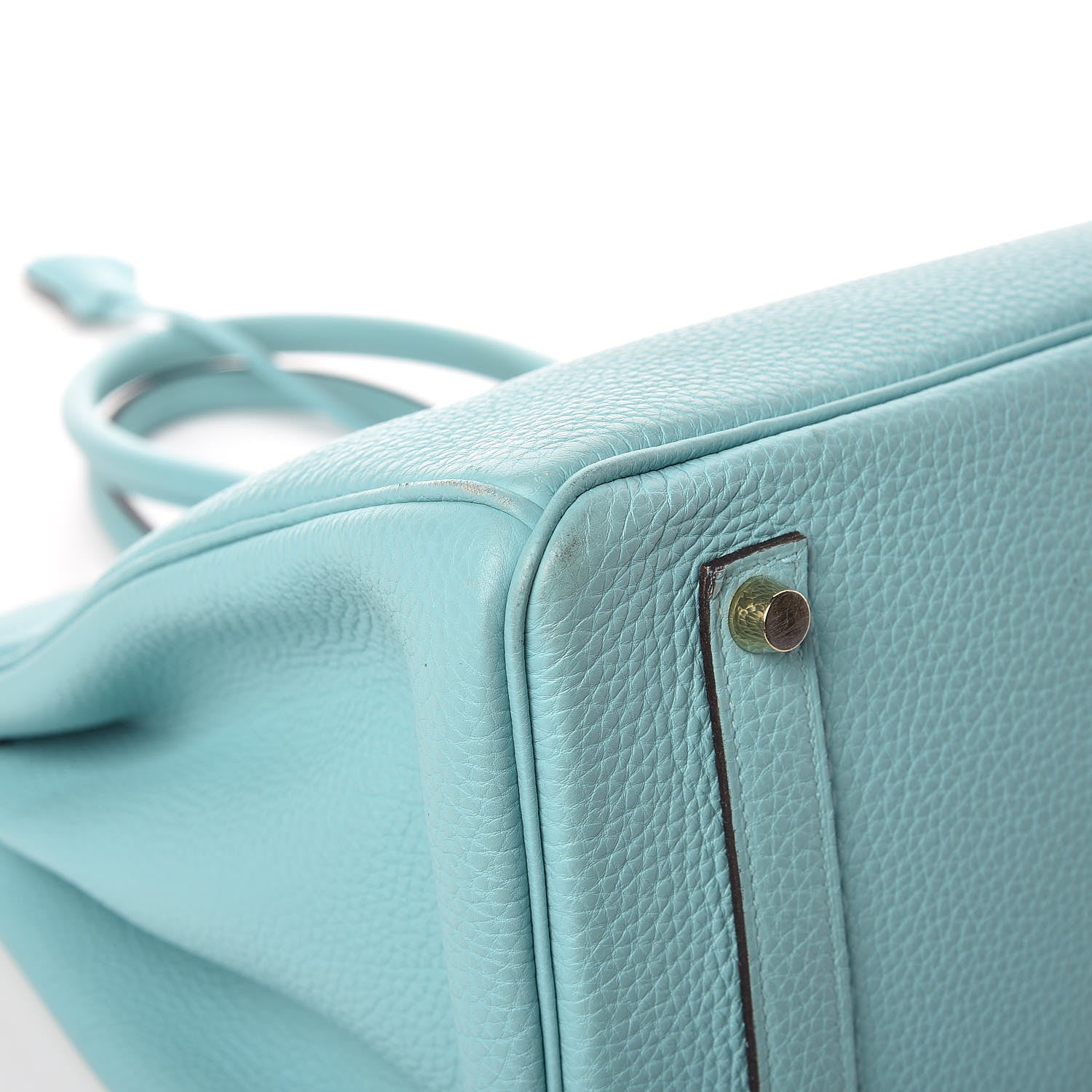 Hermes Togo Birkin 35 Bleu Atoll 34 of 48