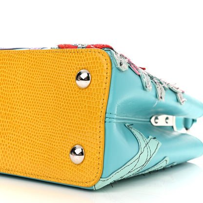Louis Vuitton Calfskin Lizard Artycapucines Tschabalala Self PM Multicolor 10 of 10