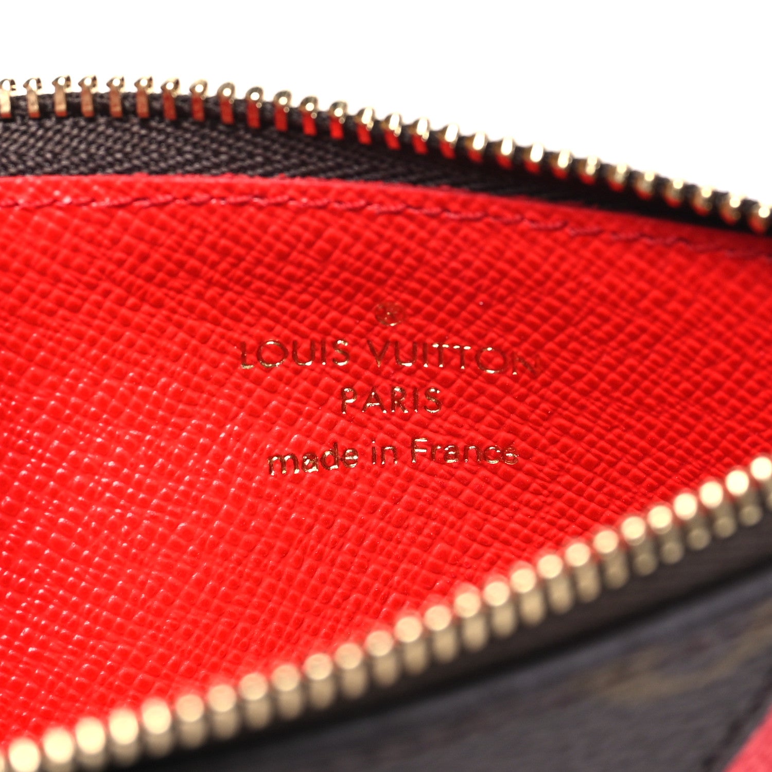 Louis Vuitton Monogram Zipped Romy Card Holder Red 6 of 7