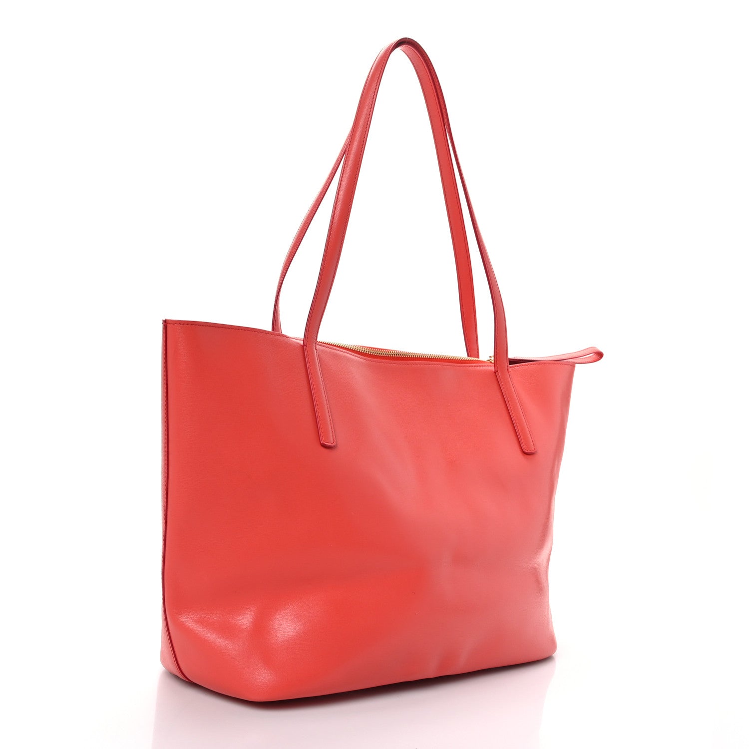 Salvatore Ferragamo Calfskin Medium Gancini Tote Red 3 of 8
