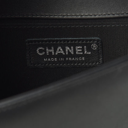 Chanel Calfskin Quilted Small Boy Flap So Black 8 of 12