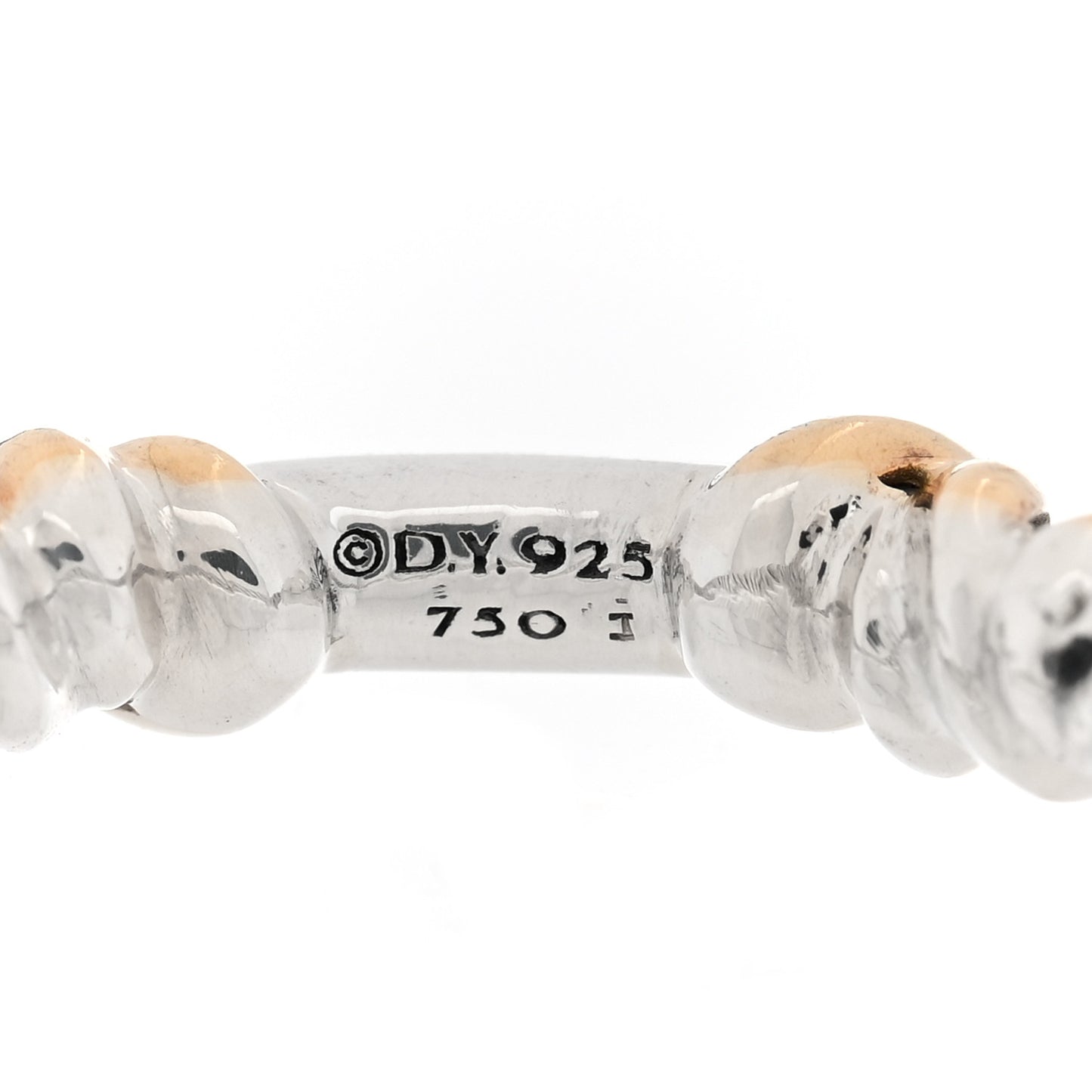 Sterling Silver 18K Yellow Gold Diamond Petite Helena Wrap Ring 54 7