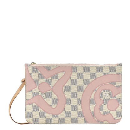 Louis Vuitton Damier Azur Tahitienne Neverfull MM GM Pochette 1 of 9