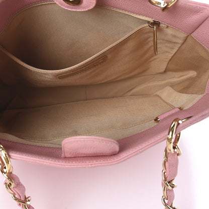 Chanel Caviar Quilted Petit Shopping Tote PST Pink 5 of 16