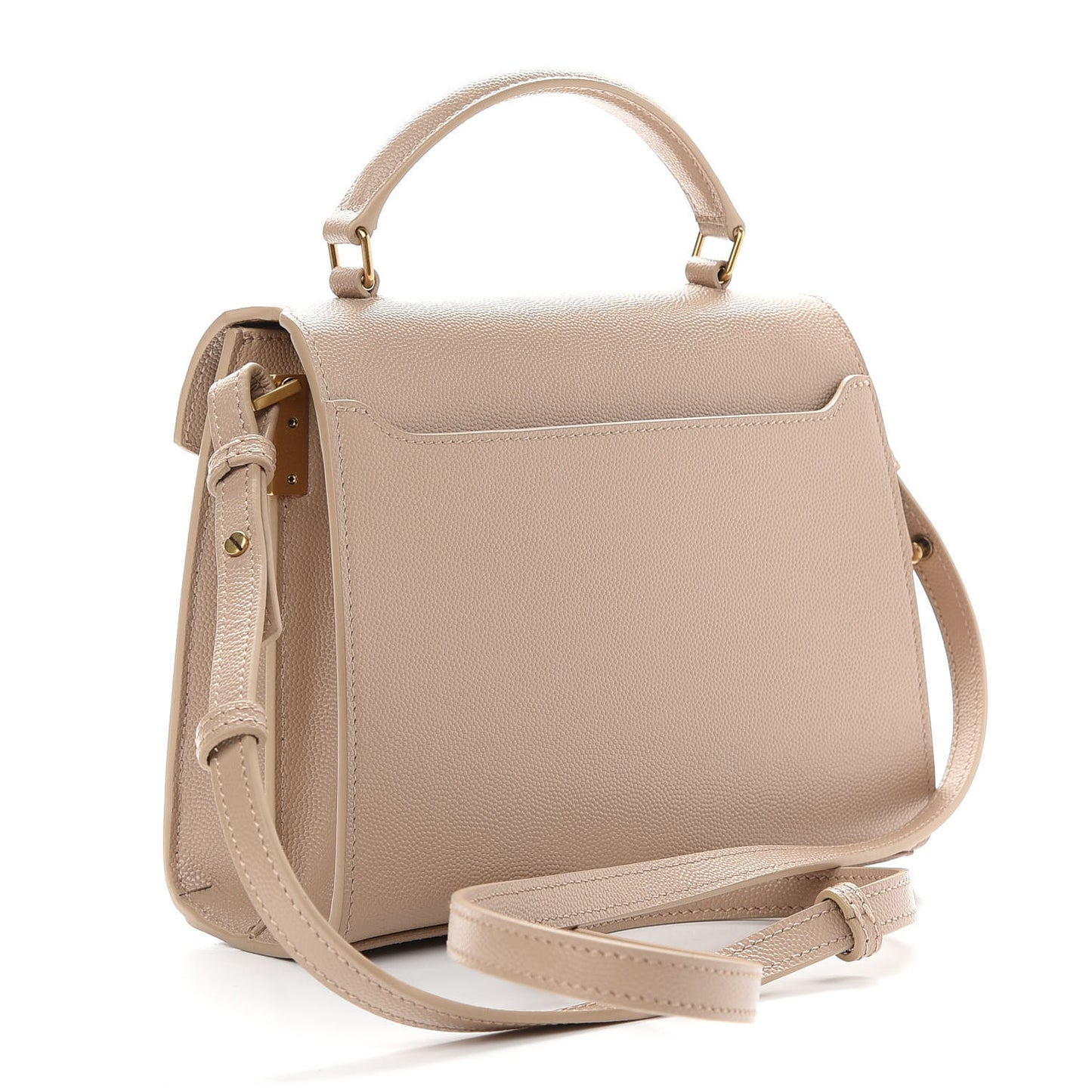 Grain de Poudre Mini Classic Monogram Cassandra Top Handle Beige
