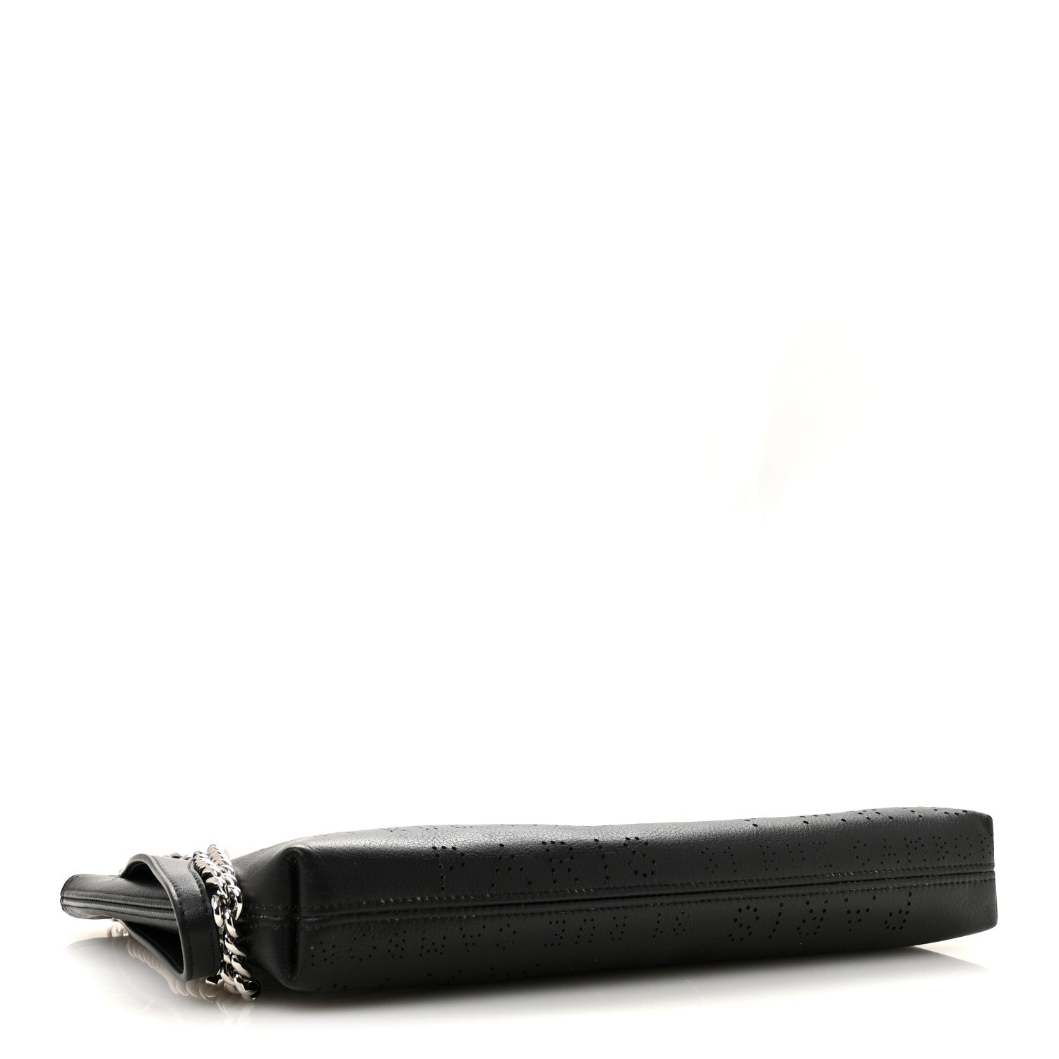 Chanel Calfskin Eyelets Clutch Black 4 of 7