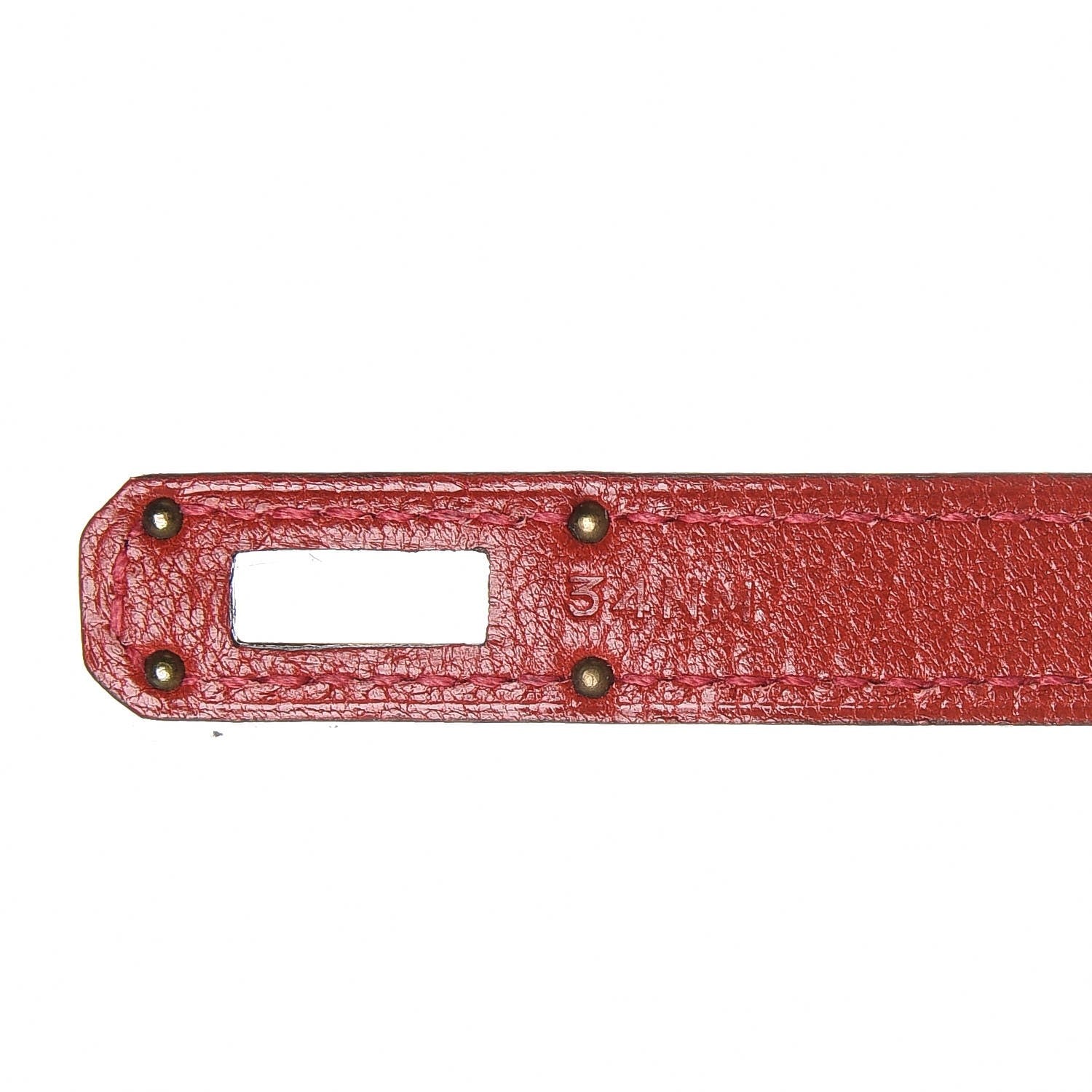 Hermes Chevre Mysore Kelly Longue Wallet Rouge Vif 7 of 8