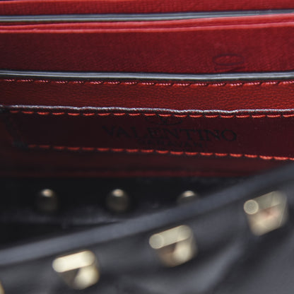 Valentino Garavani Nappa Micro Rockstud Spike Shoulder Bag Black 6 of 9