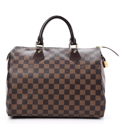Louis Vuitton Damier Ebene Speedy 30 1 of 7