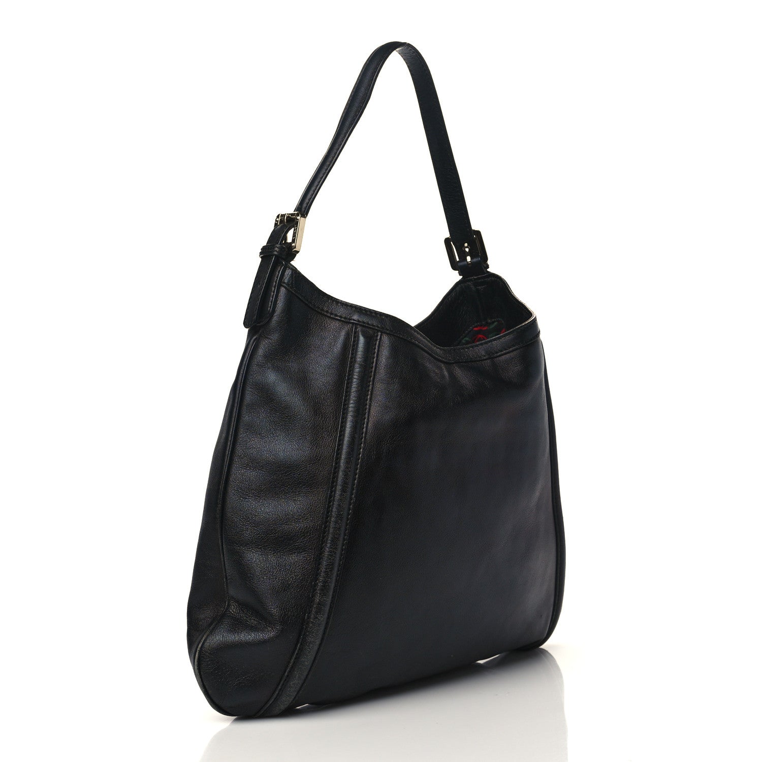 Gucci Calfskin Medium Britt Hobo Black 2 of 11