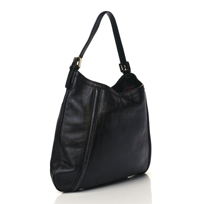 Gucci Calfskin Medium Britt Hobo Black 2 of 11