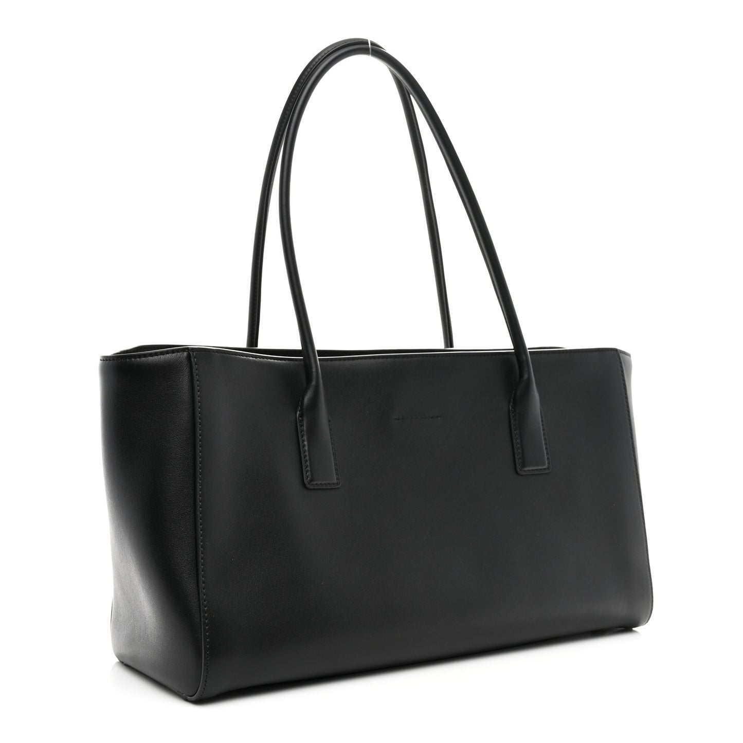 Calfskin Archetype Small Shopping Tote Black