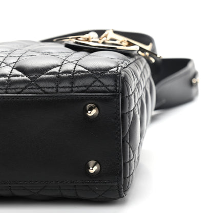 Christian Dior Lambskin Cannage Small My ABCDior Lady Dior Black 9 of 9