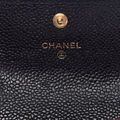 Chanel Caviar Quilted Flap Card Holder Black 6 of 10