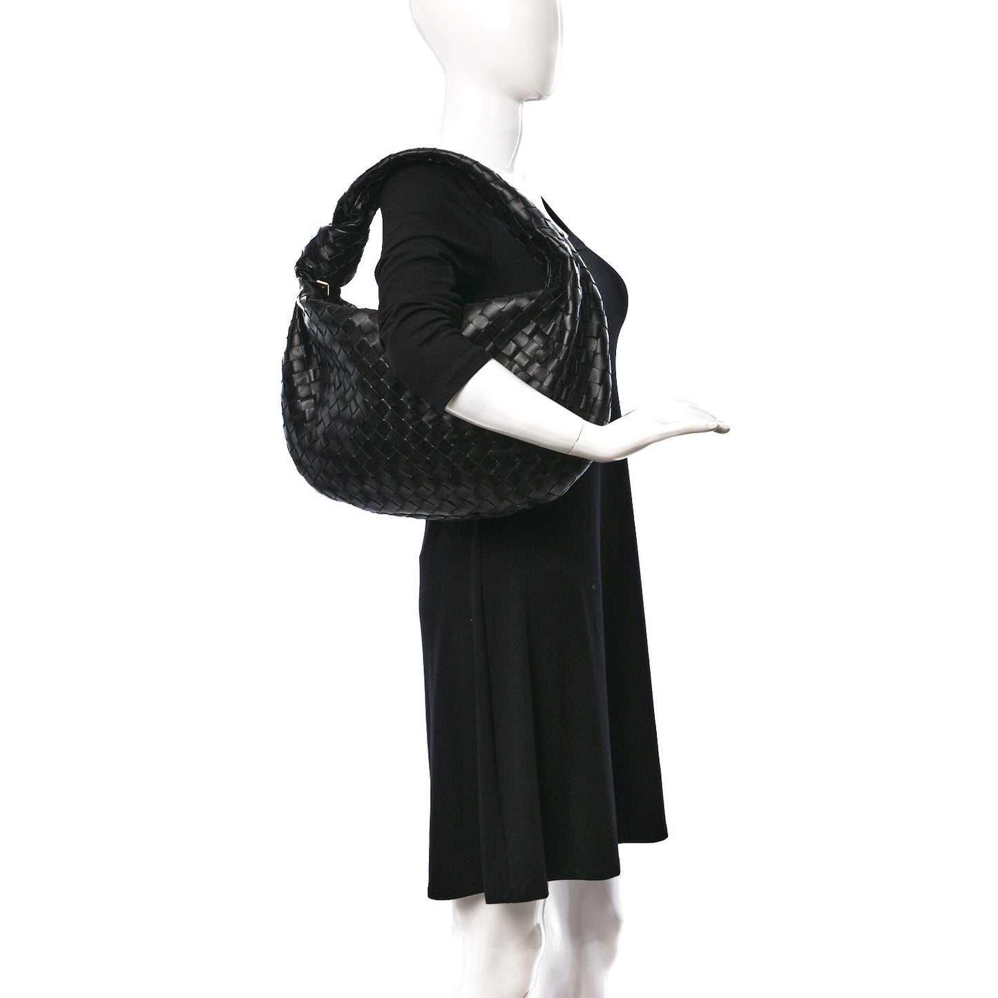 Nappa Intrecciato Small Jodie Black