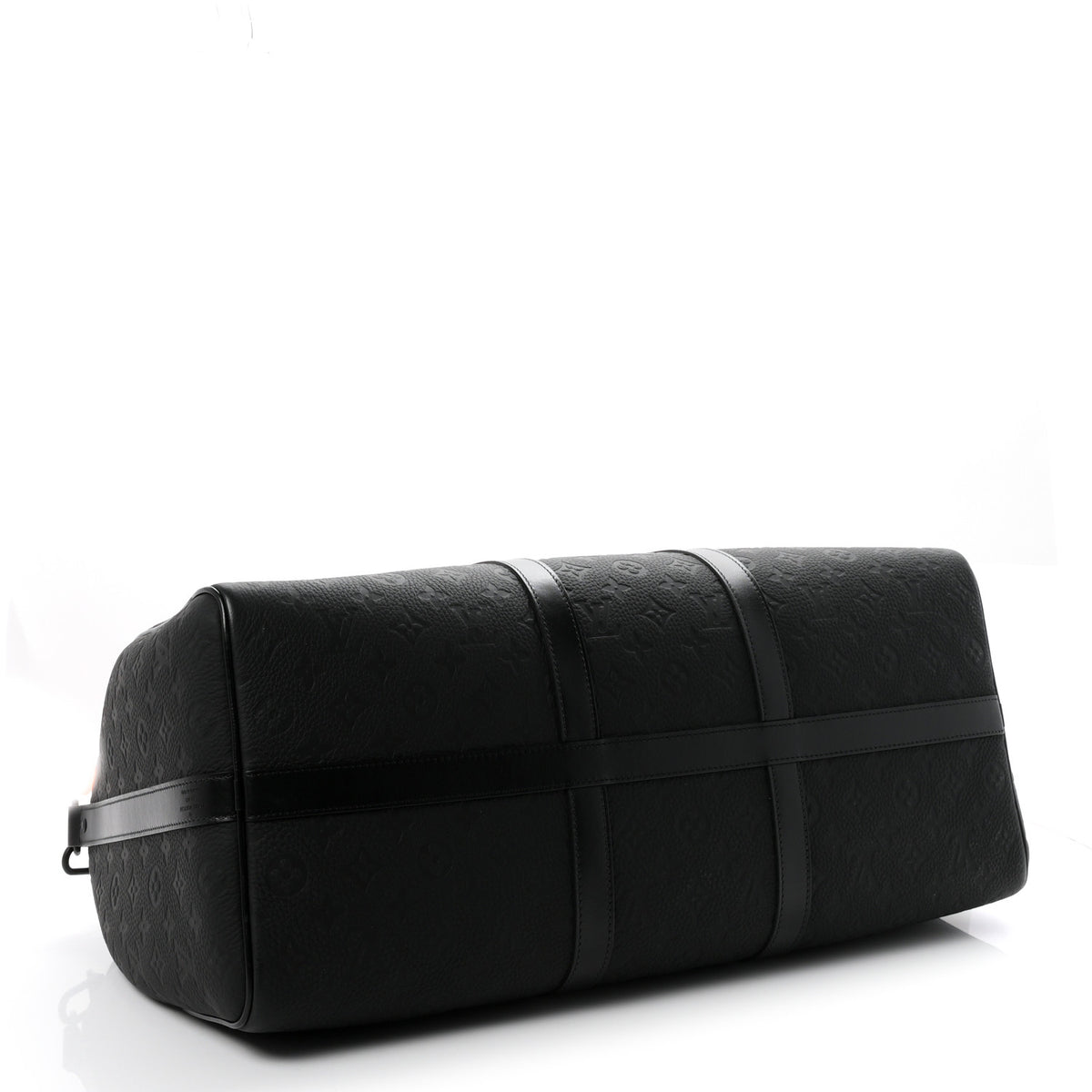 Louis Vuitton Taurillon Monogram Keepall Bandouliere 50 Black 3 of 9