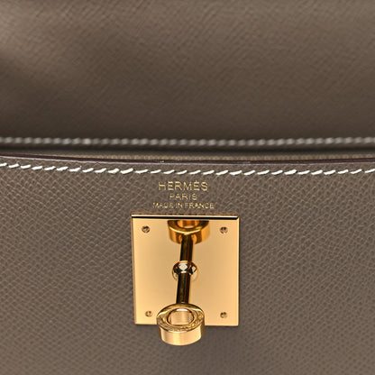 Hermes Epsom Kelly Sellier 28 Etoupe 6 of 10