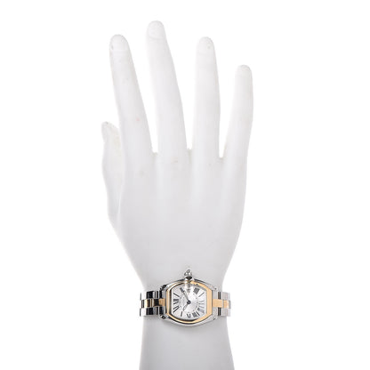 Cartier Stainless Steel 18K Yellow Gold 31mm Roadster Quartz Watch 2 of 6