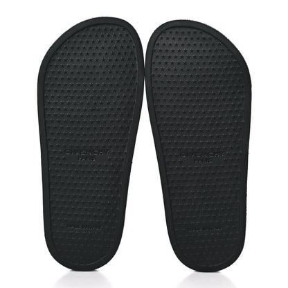 Givenchy Rubber Logo Pool Slide Sandals 36 Black 5 of 9