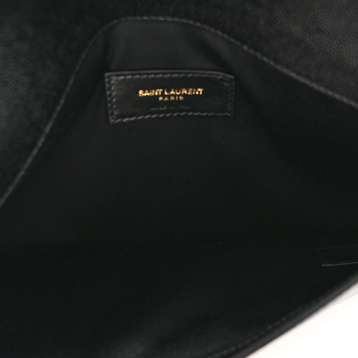 Saint Laurent Grain De Poudre Uptown Pouch Black 5 of 8