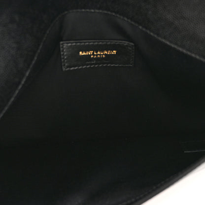 Saint Laurent Grain De Poudre Uptown Pouch Black 5 of 8