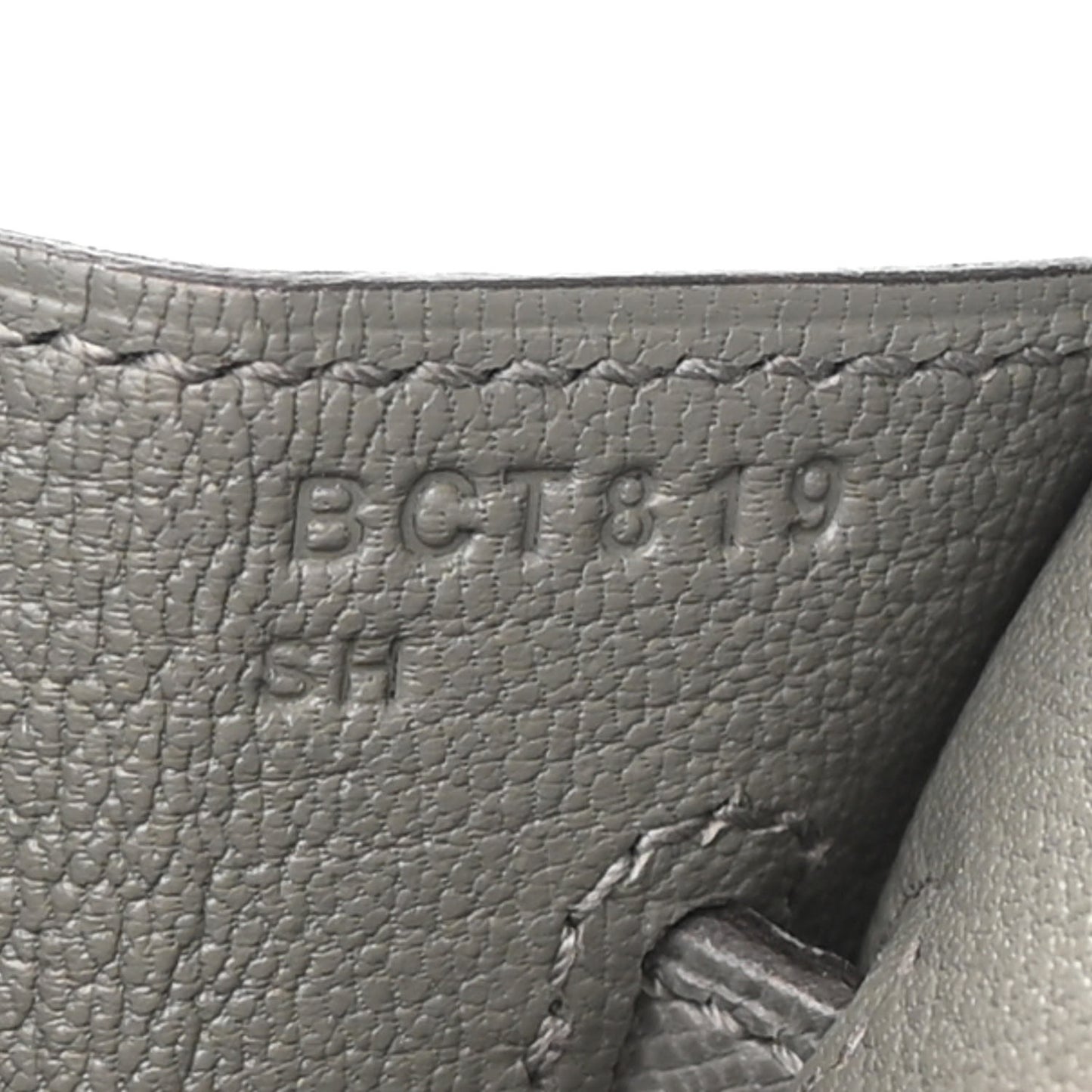 Epsom Birkin Sellier 25 Gris Meyer