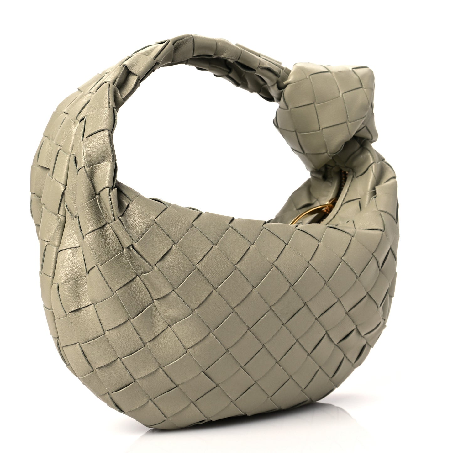 Nappa Intrecciato Mini Jodie Travertine