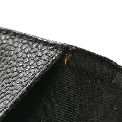 Chanel Caviar Timeless CC Ring Agenda Planner Black 10 of 12