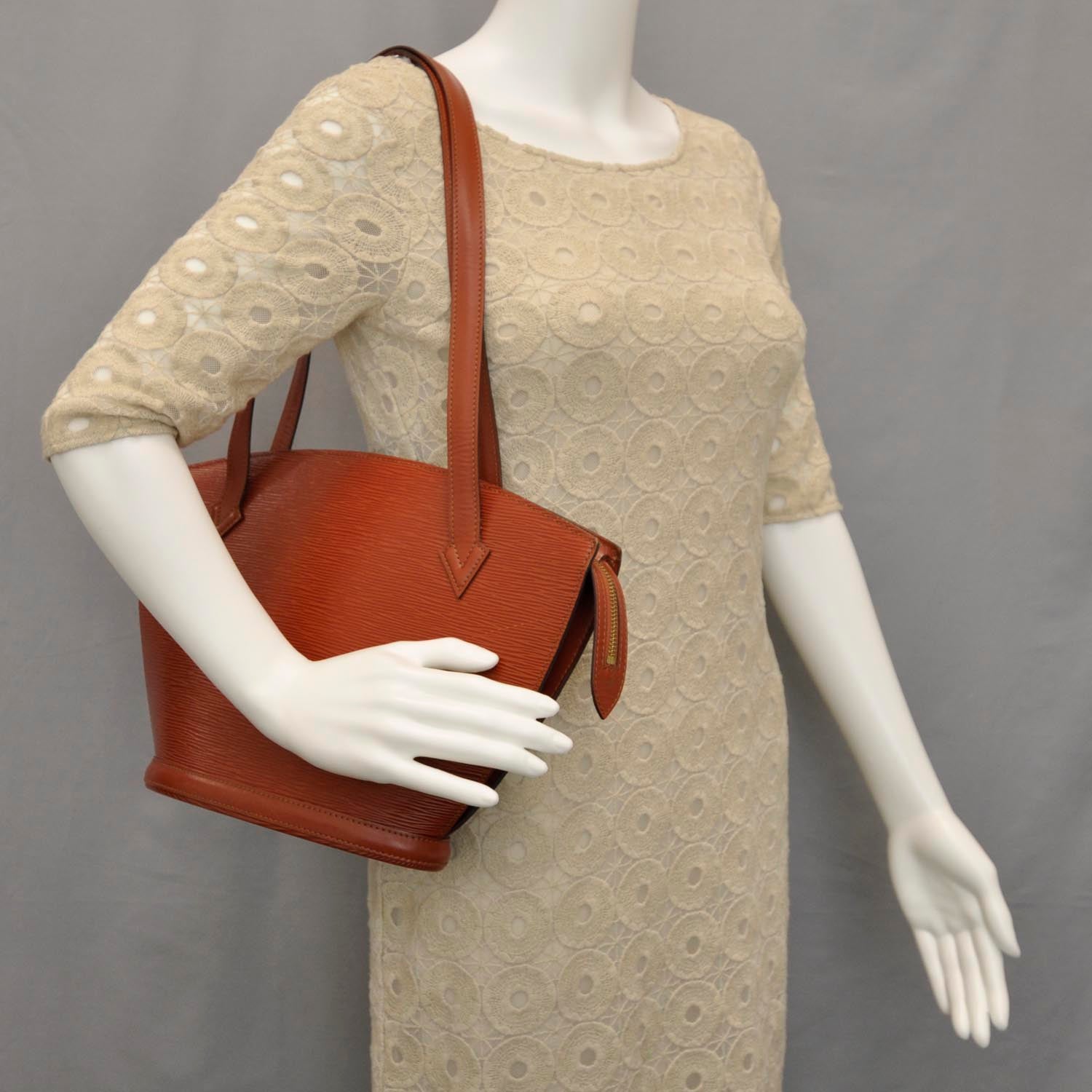 Louis Vuitton Epi Saint Jacques PM Long Straps Fawn 2 of 10
