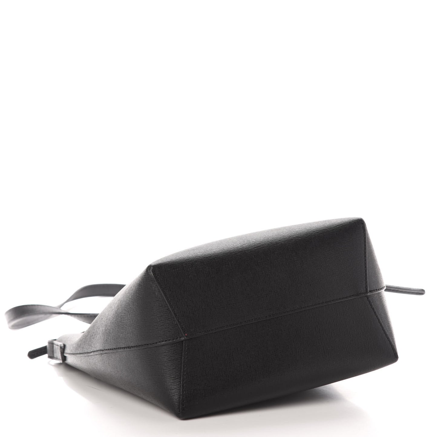 Saffiano Mini Bucket Bag Black Flamma