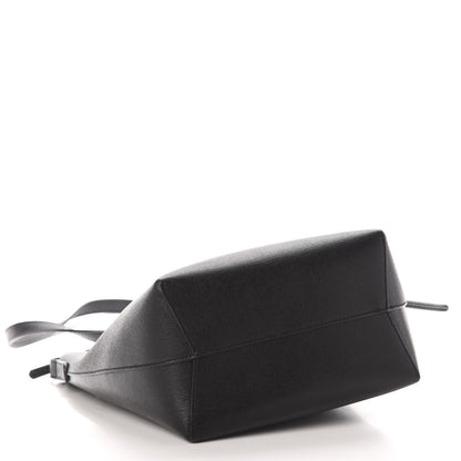 Mansur Gavriel Saffiano Mini Bucket Bag Black Flamma 4 of 9