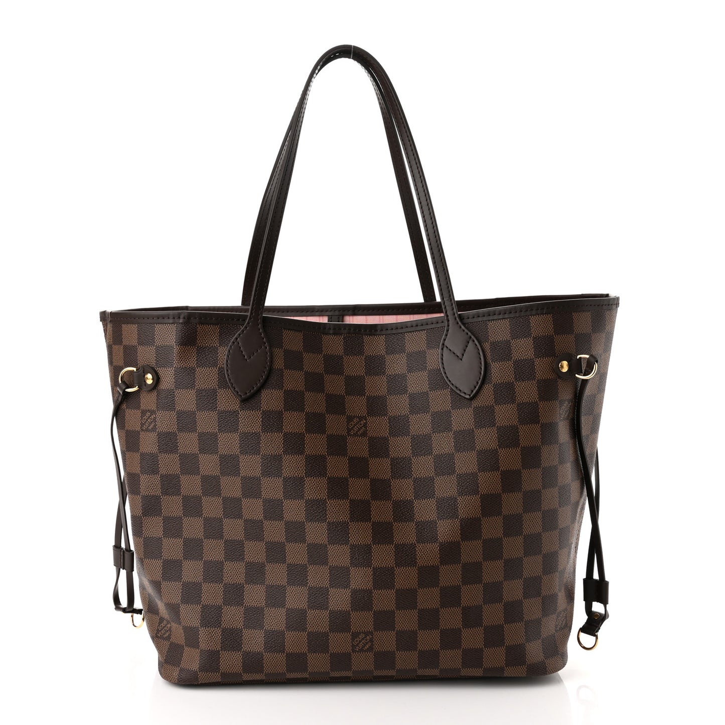 Damier Ebene Neo Neverfull MM Rose Ballerine
