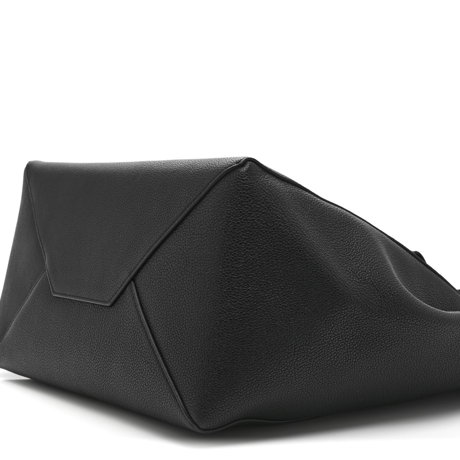 Celine Soft Grained Calfskin Small Belt Cabas Phantom Black 10 of 10