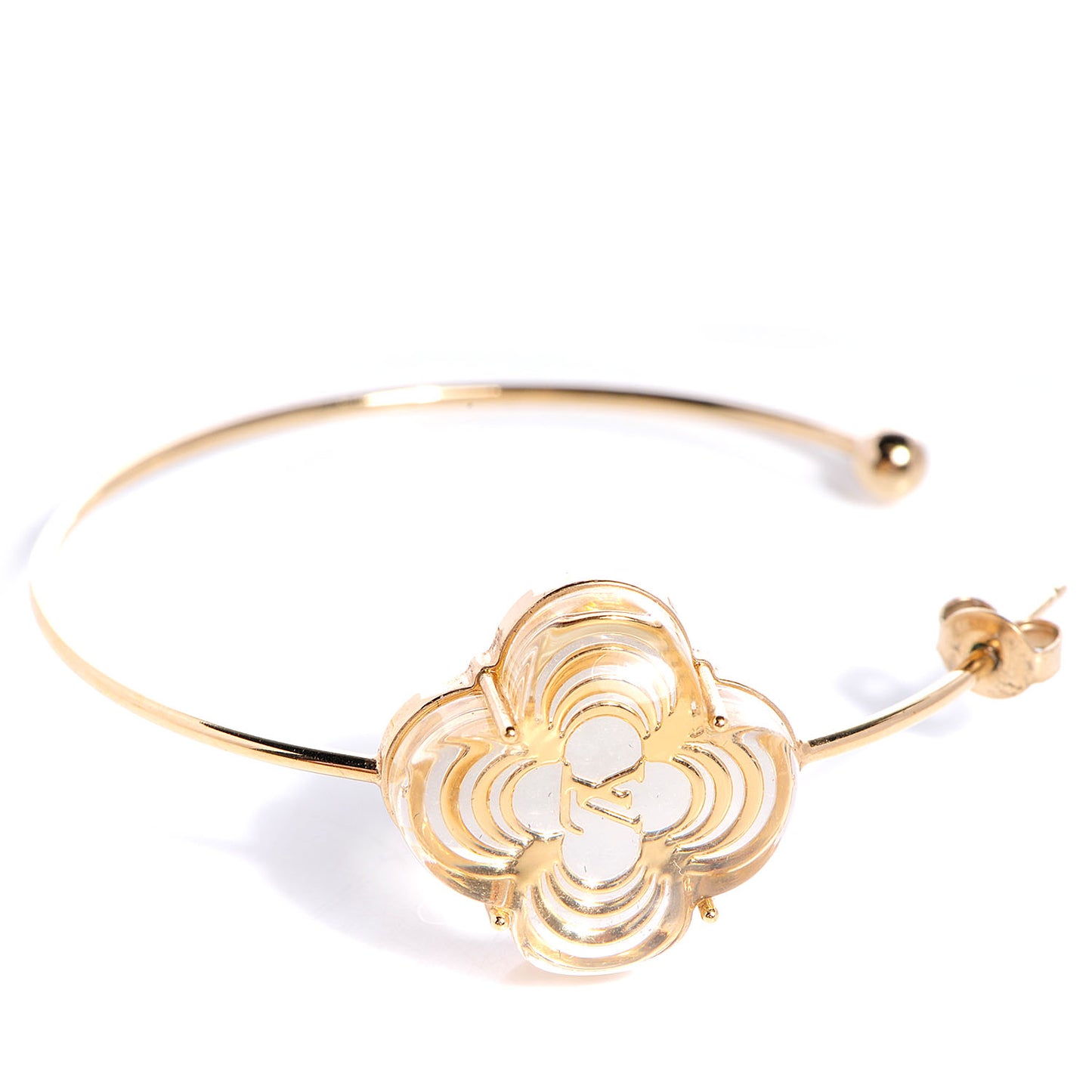 A La Folie Hoop Earrings Gold