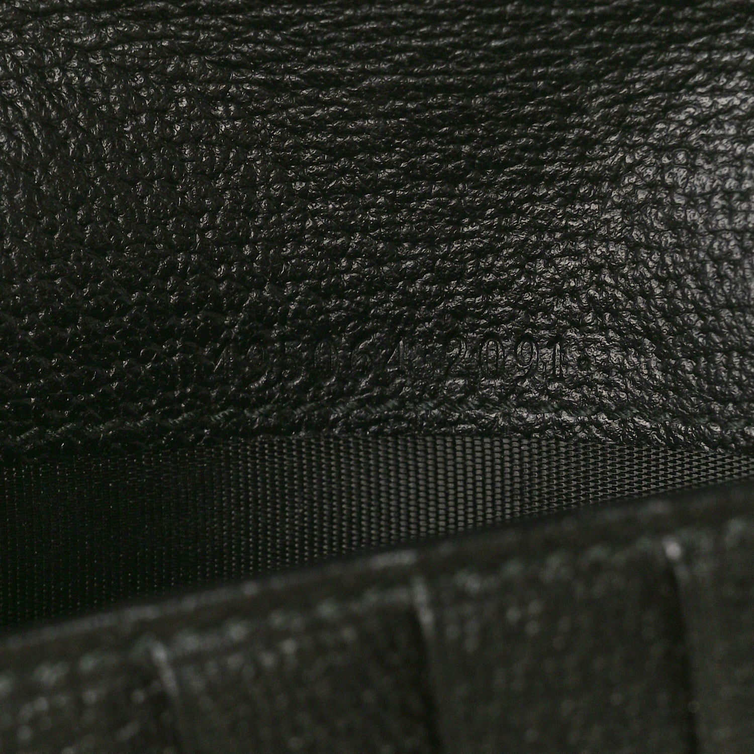 Gucci Dollar Calfskin Bee Star Zip Around Wallet Black 7 of 8