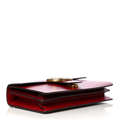 Gucci Knight Calfskin Medium GG Marmont Chain Handle Bag Hibiscus Red 4 of 11