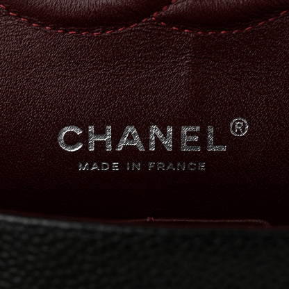 Chanel Caviar Quilted Medium Double Flap Black 6 of 10