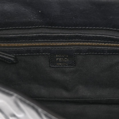 Fendi Nappa FF 1974 Embossed Baguette Black 6 of 9