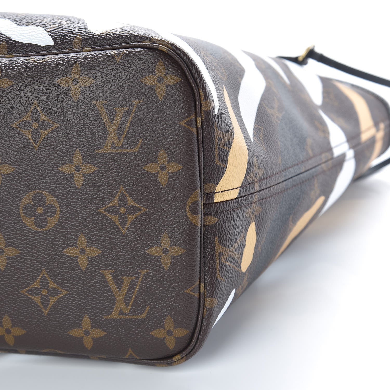 Louis Vuitton X LOL Monogram Neverfull MM Gold Silver 10 of 10