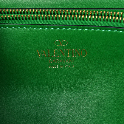 Valentino Garavani Nappa Stud Sign Shoulder Bag Ultra Green 6 of 13