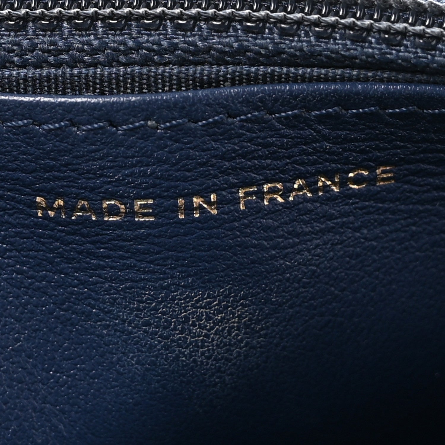 Chanel Caviar Quilted Boy Wallet On Chain WOC Navy 7 of 16