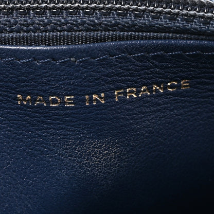 Chanel Caviar Quilted Boy Wallet On Chain WOC Navy 7 of 16