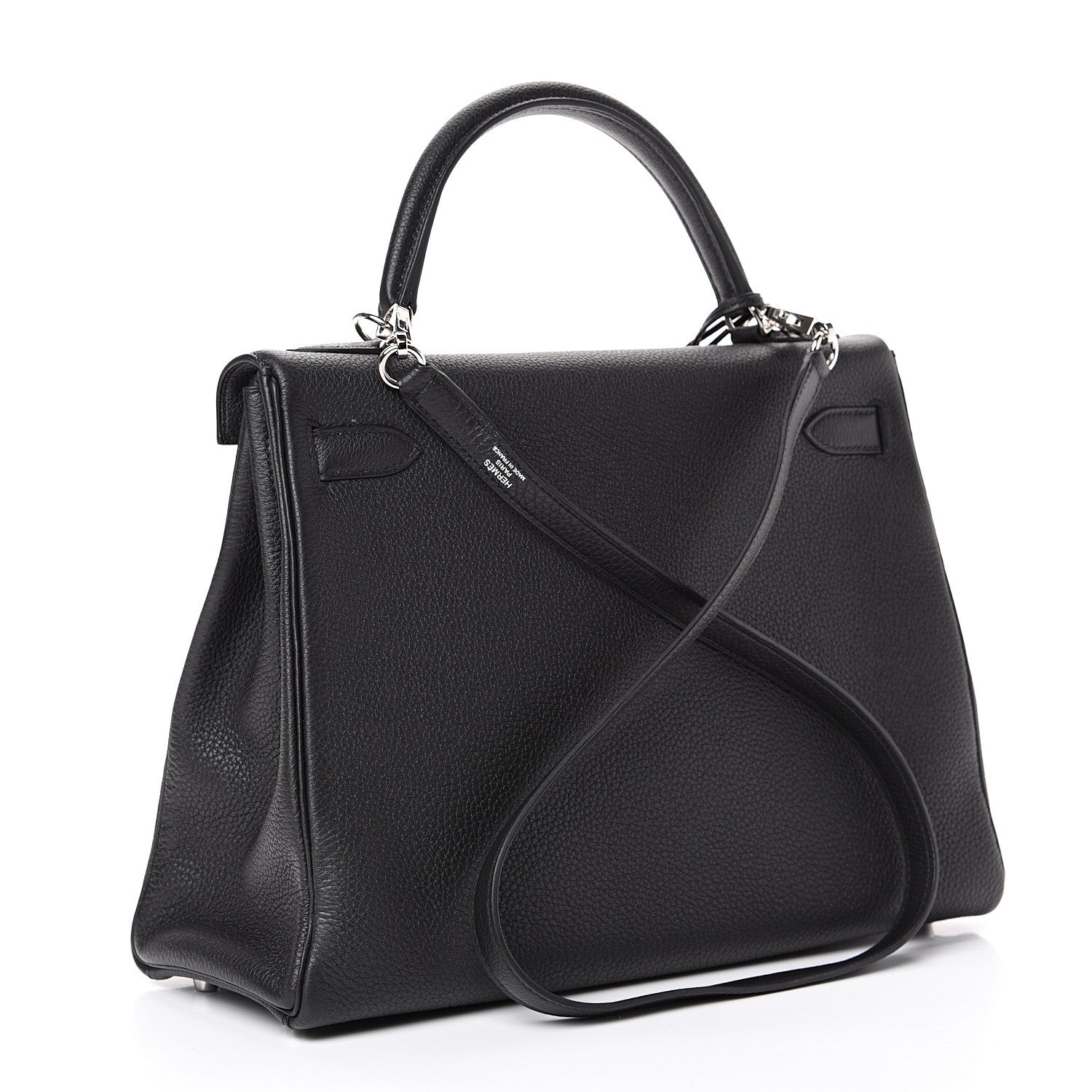 Hermes Togo Kelly Retourne 32 Black 2 of 9