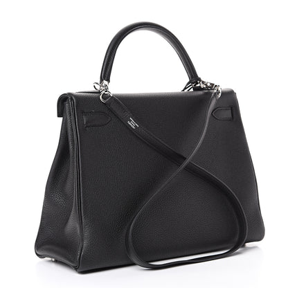 Hermes Togo Kelly Retourne 32 Black 2 of 9
