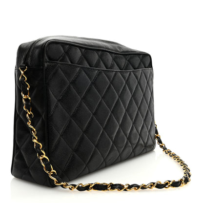 Chanel Caviar Envelope Large Camera Case Black 3 of 11