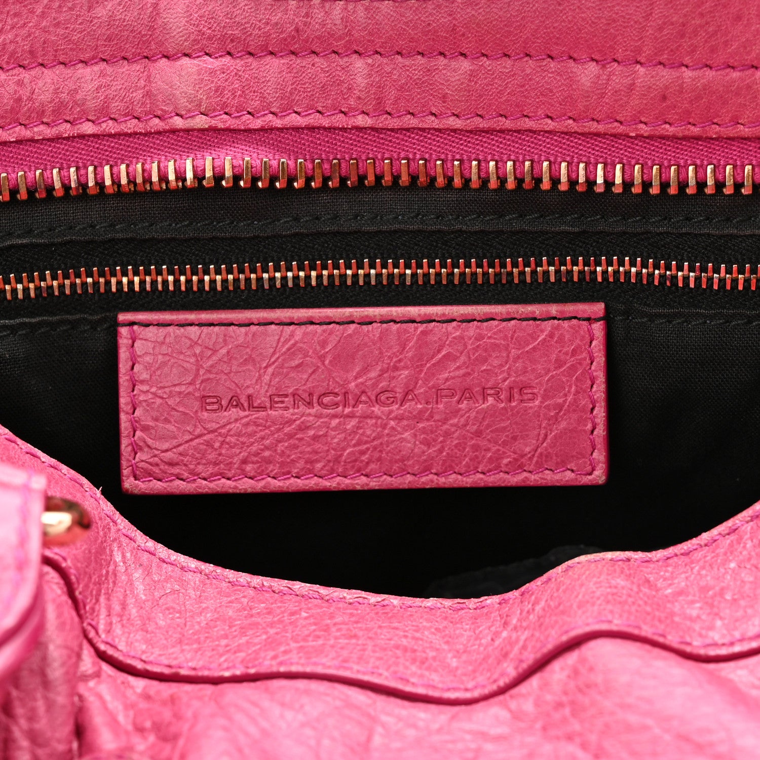 Balenciaga Agneau Giant 21 Rose Gold Hardware City Cyclamen Fucsia 6 of 16